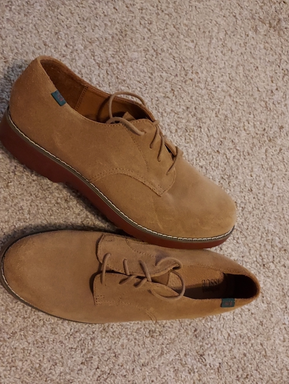 School Issued Semester Brown Suede 6 1/2 Wide Shoe